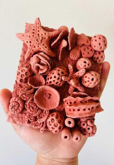 DIY Clay Coral Reef