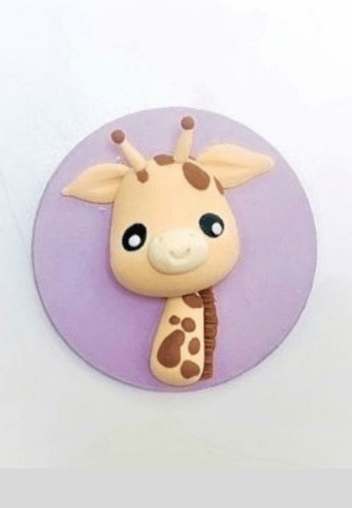 DIY Clay Giraffe Magnet Craft Kit