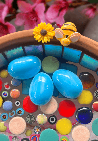 DIY Colourful Bee Bath Mosaic Craft Kit