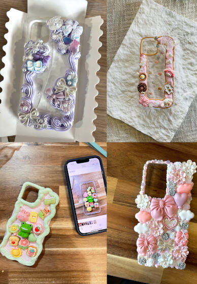 Popmart skullpanda | DIY Decoden Handmade Custom Cream Phone Case for –  jellydecoden