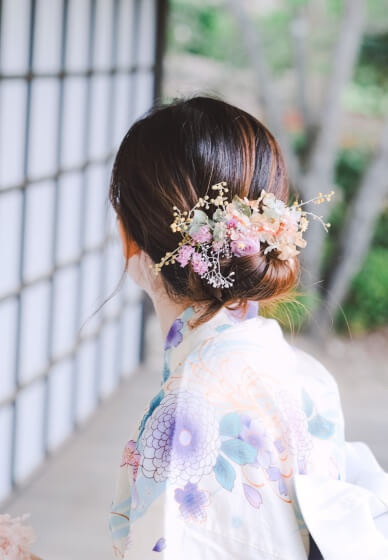 DIY Floral Wedding Hair Comb