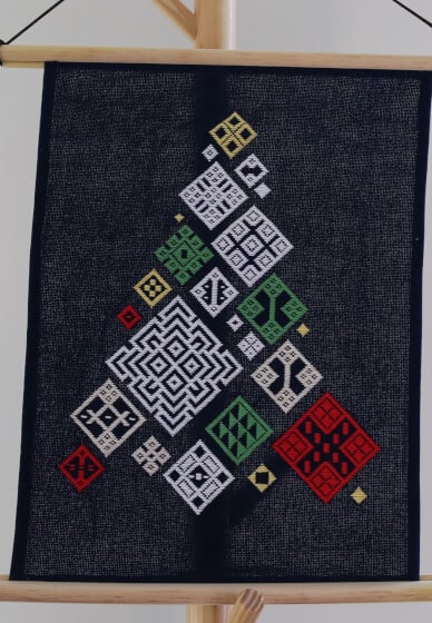DIY Japanese Kogin Embroidery Kit - Advanced