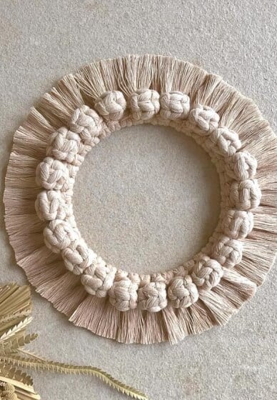 DIY Macrame Wreath Craft Kit