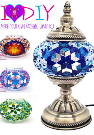 DIY Mosaic Lamp Craft Kit