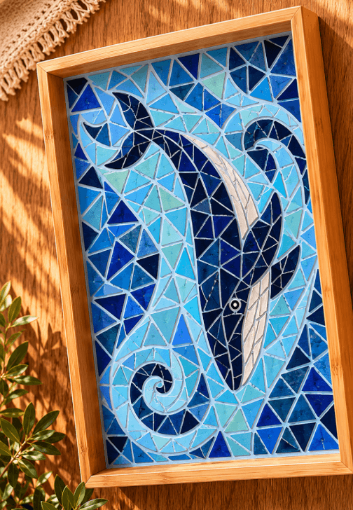 DIY Mosaic Tray Kit – Dolphin or Turtle