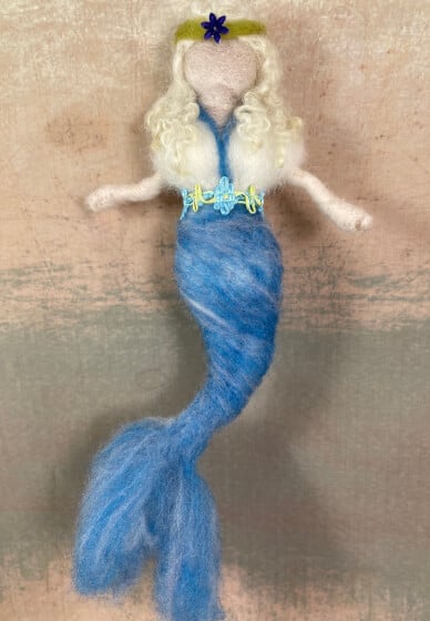 DIY Needle Felting Craft Kit: Mermaid Magic