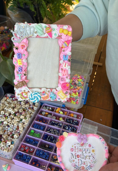 DIY Photoframe Cream Glue Workshop