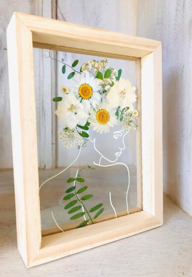 DIY Pressed Flower Frame Craft Kit