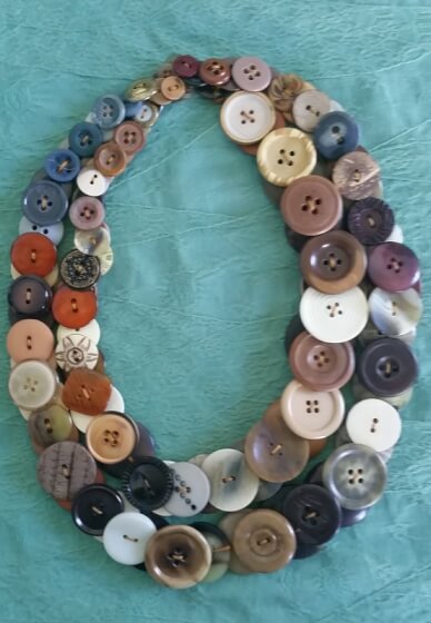 DIY Upcycled Button Necklaces