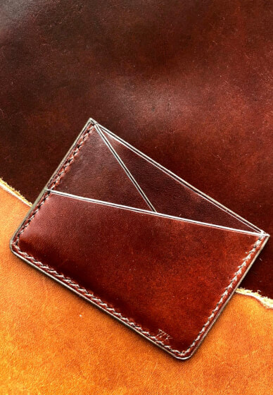 Double-Layer Leather Cardholder Workshop