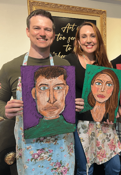 Draw Your Mate or Date Mystery Portrait Workshop