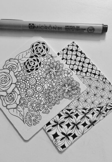 Draw Zentangle Twilight Tanglers