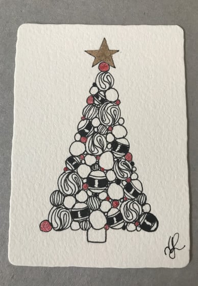 Draw Zentangle® Christmas Art