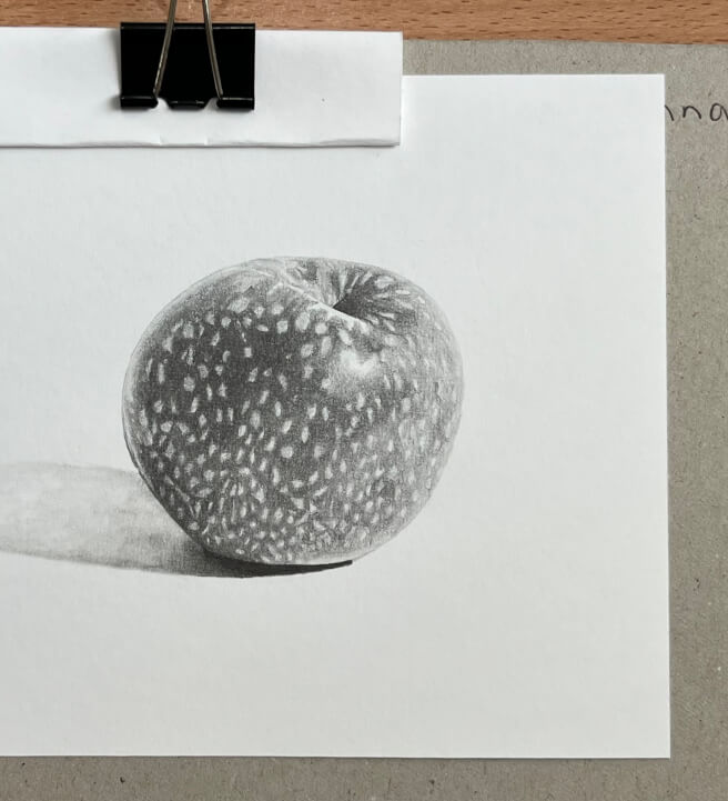 Drawing Class: Fruit in Graphite