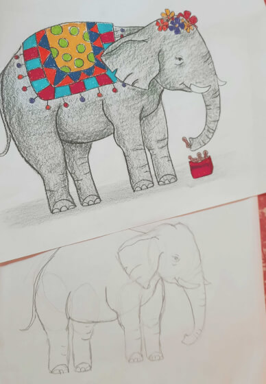 Drawing for Kids: Elephants