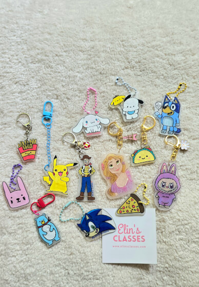 Drawing Keychain Making Workshop for Kids