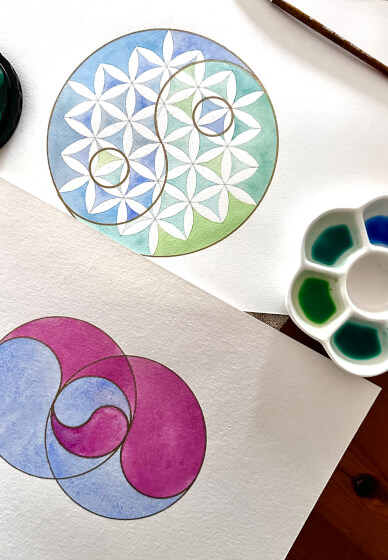 Drawing Sacred Geometry Art