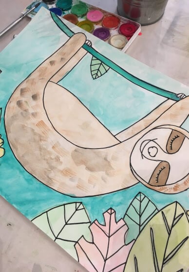 Drawing Workshop for Kids: Sloth