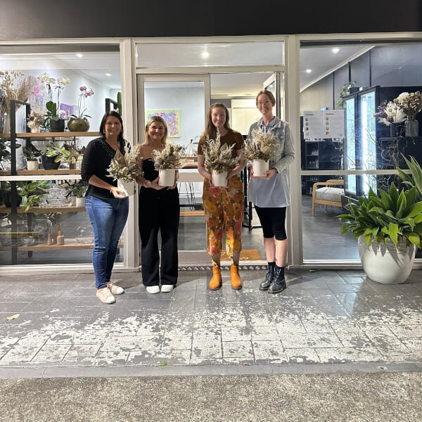 Dried Flower Arrangement classes, Sunshine Coast ClassBento