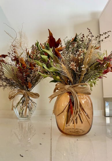 Dried Flower Arranging Workshop: Blooms and Bubbles