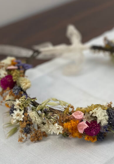 Dried Flower Crown Workshop: Everlasting Blooms