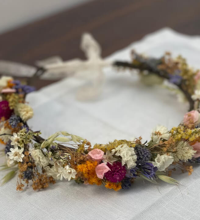 Dried Flower Crown Workshop: Everlasting Blooms