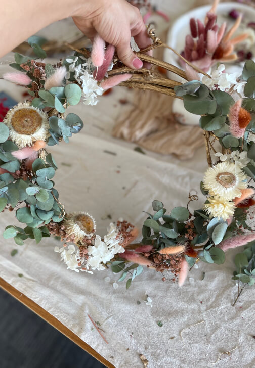 Dried Flower Wreath Workshop