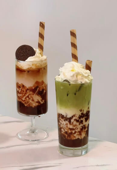 Drink Lab Workshop: Matcha Oreo Mountain