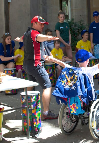 Drumming Class for People Living with Disability