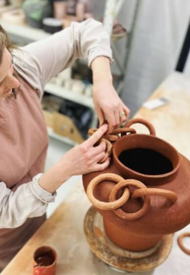 Dual Ceramic Vase Making and Vase Arranging Workshop