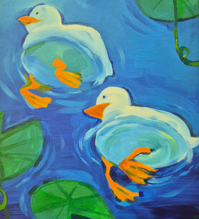 Ducks in a Row Canvas Workshop