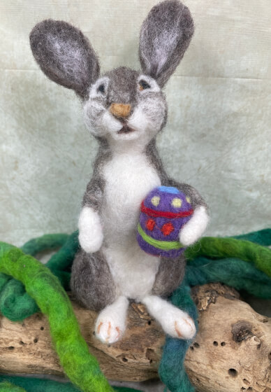 Easter Needle Felting Workshop: Sweetie Rabbit
