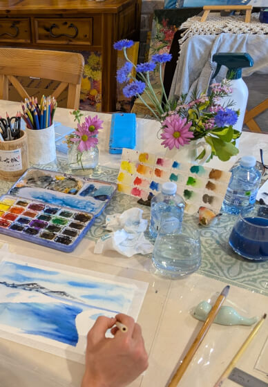 Beginner Watercolour Landscape Painting Class