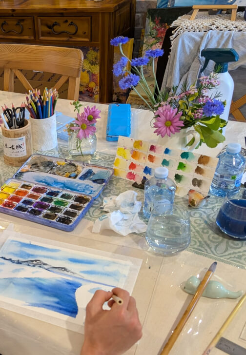 Beginner Watercolour Landscape Painting Class