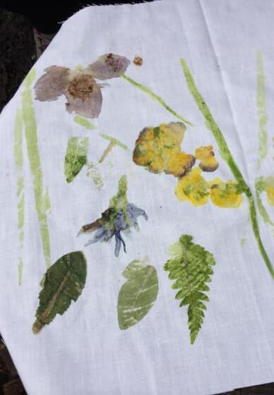 Eco Printing with Flowers Workshop