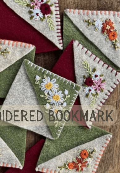 Embroidered Bookmark Workshop