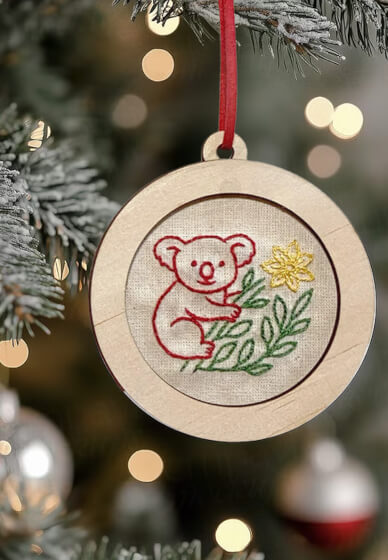 Embroidered Christmas Decoration Workshop
