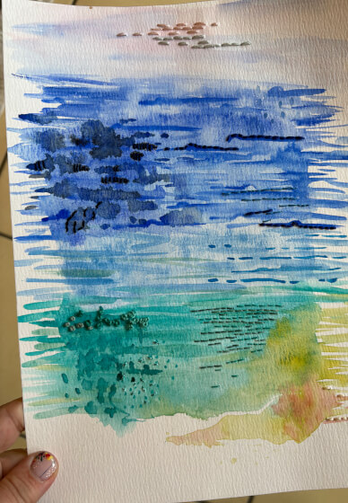 Embroidered Watercolour Class