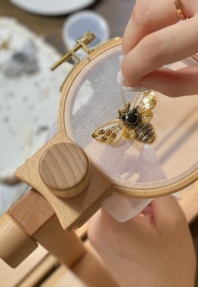 Embroidery Workshop: Bee