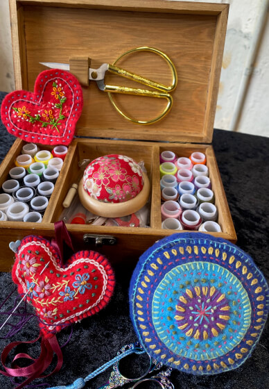 Embroidery Workshop: Christmas Decorations