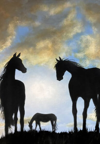 Evening Clouds - 5 Hour Painting Workshop