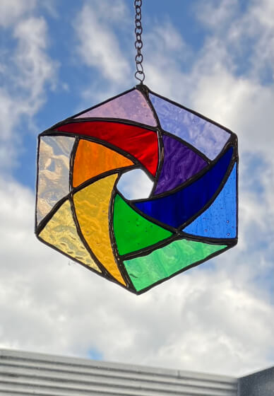 Evening Copper Foil Stained Glass Course