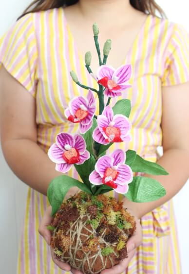 Everlasting Orchid Kokedamas with Coffee & Cake Workshop