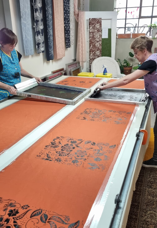 Fabric Meterage Screen Printing Workshop