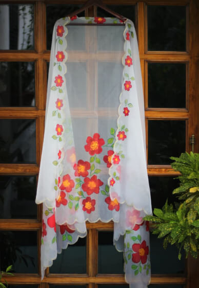 Fabric Painting - Scarf Designing