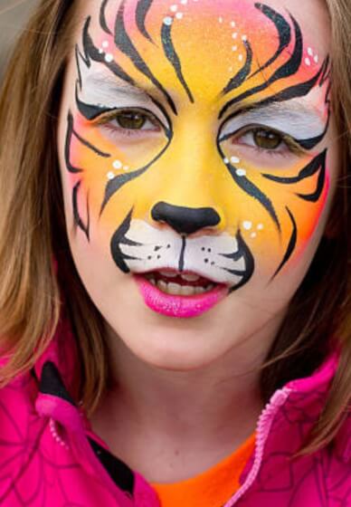 Face Painting for Kids: Tiger Face