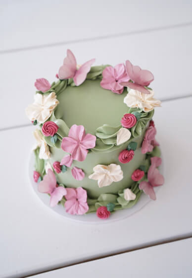 Fairy Garden Buttercream Cake Decorating Workshop for Beginners