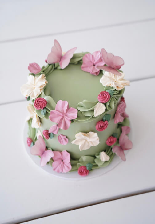 Fairy Garden Buttercream Cake Decorating Workshop for Beginners