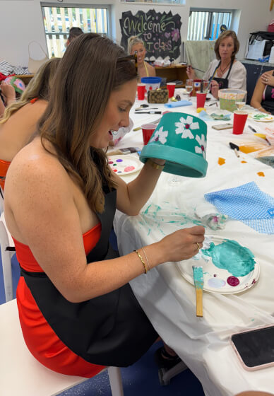 Family Friendly Terracotta Pot Painting Class