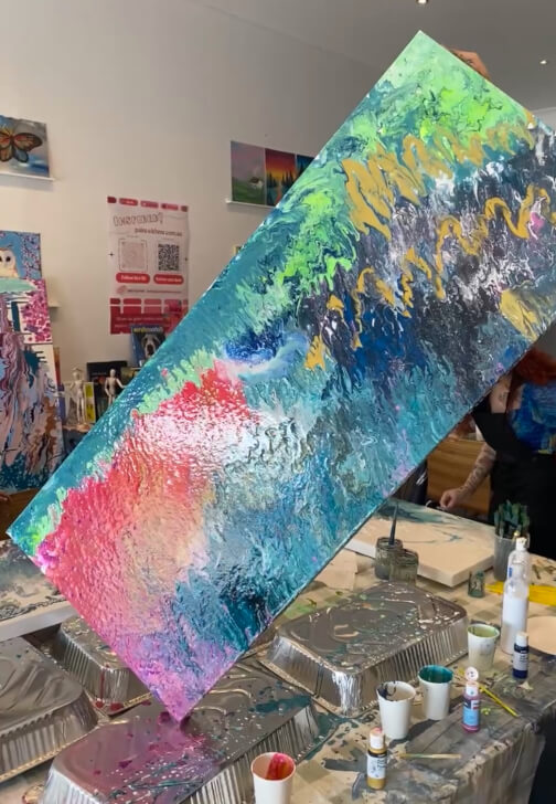 Family Giant Canvas Painting Class